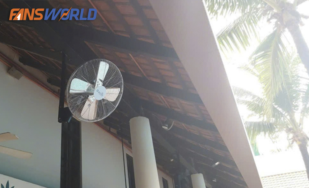 Ứng dụng thực tế quạt treo tường công nghiệp KWP-2460