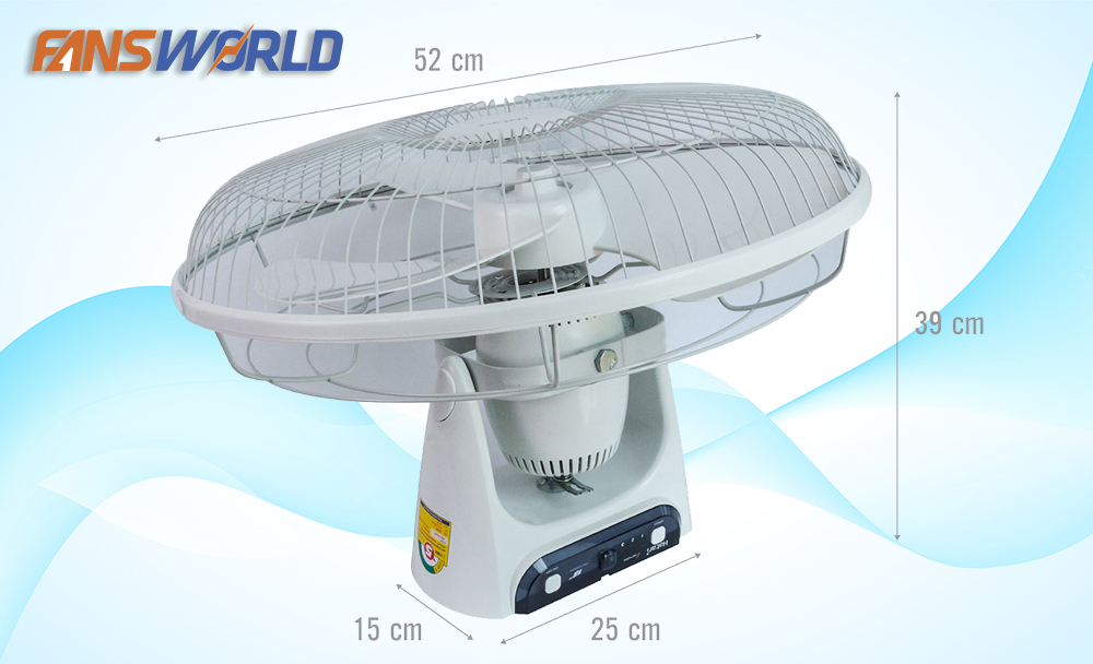 Quạt đảo trần Hatari HT C18R1 kích thước