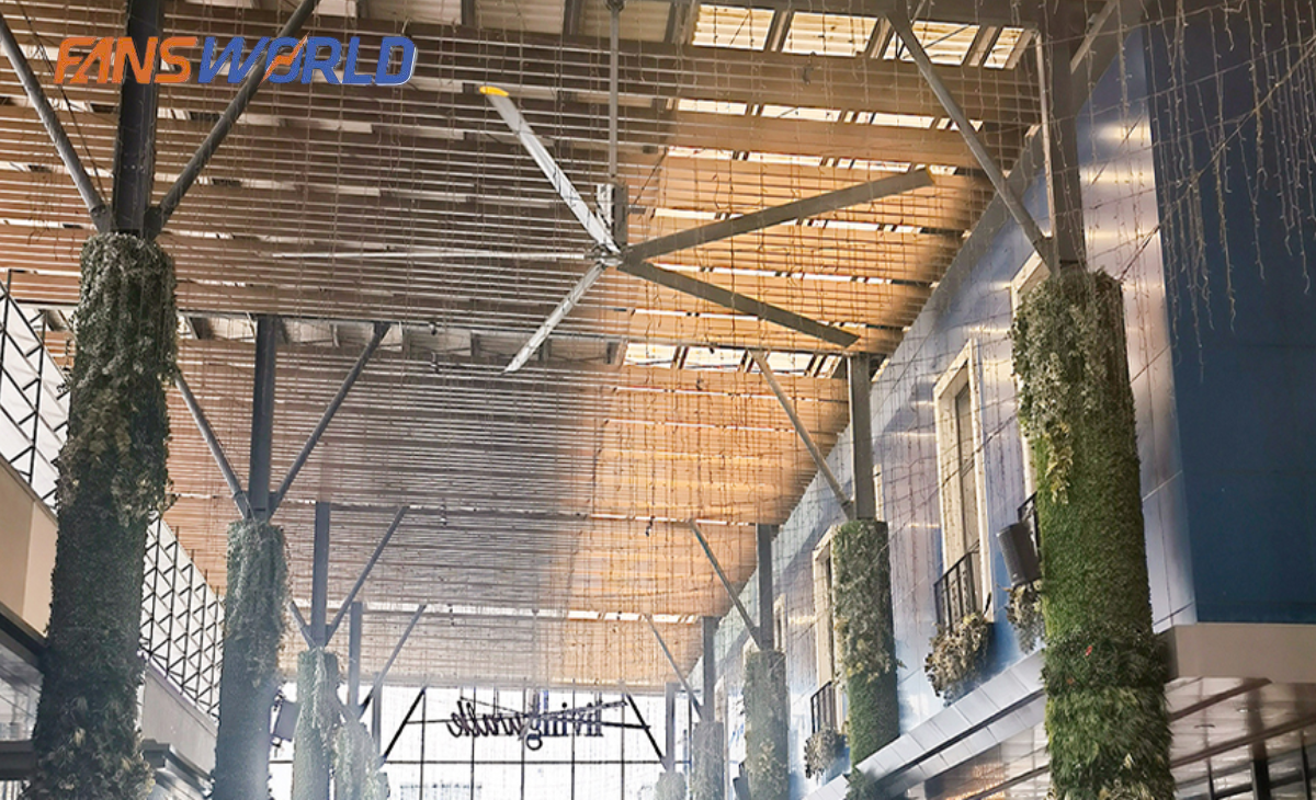Nên mua quạt trần HVLS dòng Eurus II 7300 mm tại Fansworld