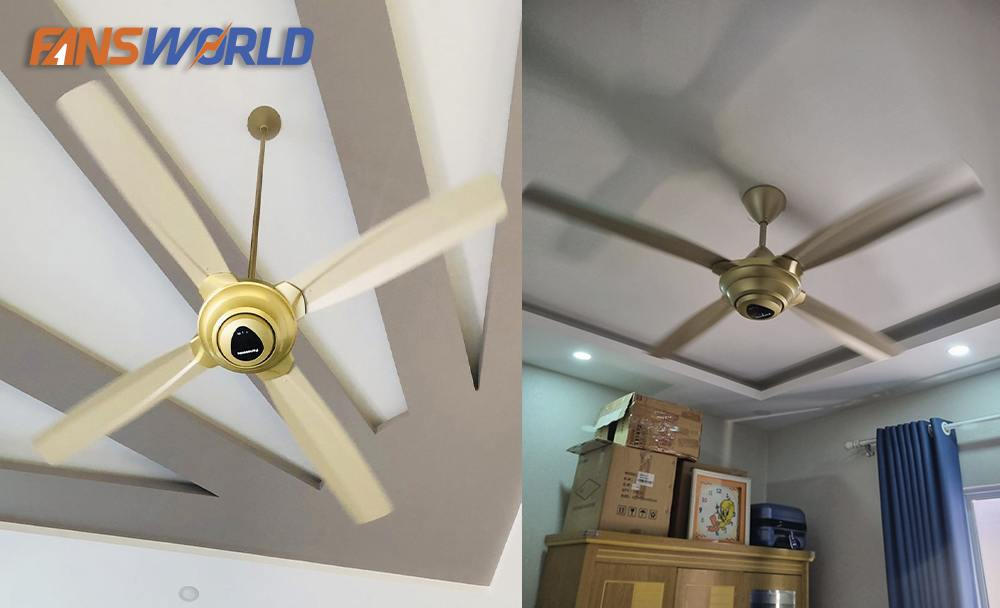 Ứng dụng của quạt trần Panasonic F-56MZG-GO vàng