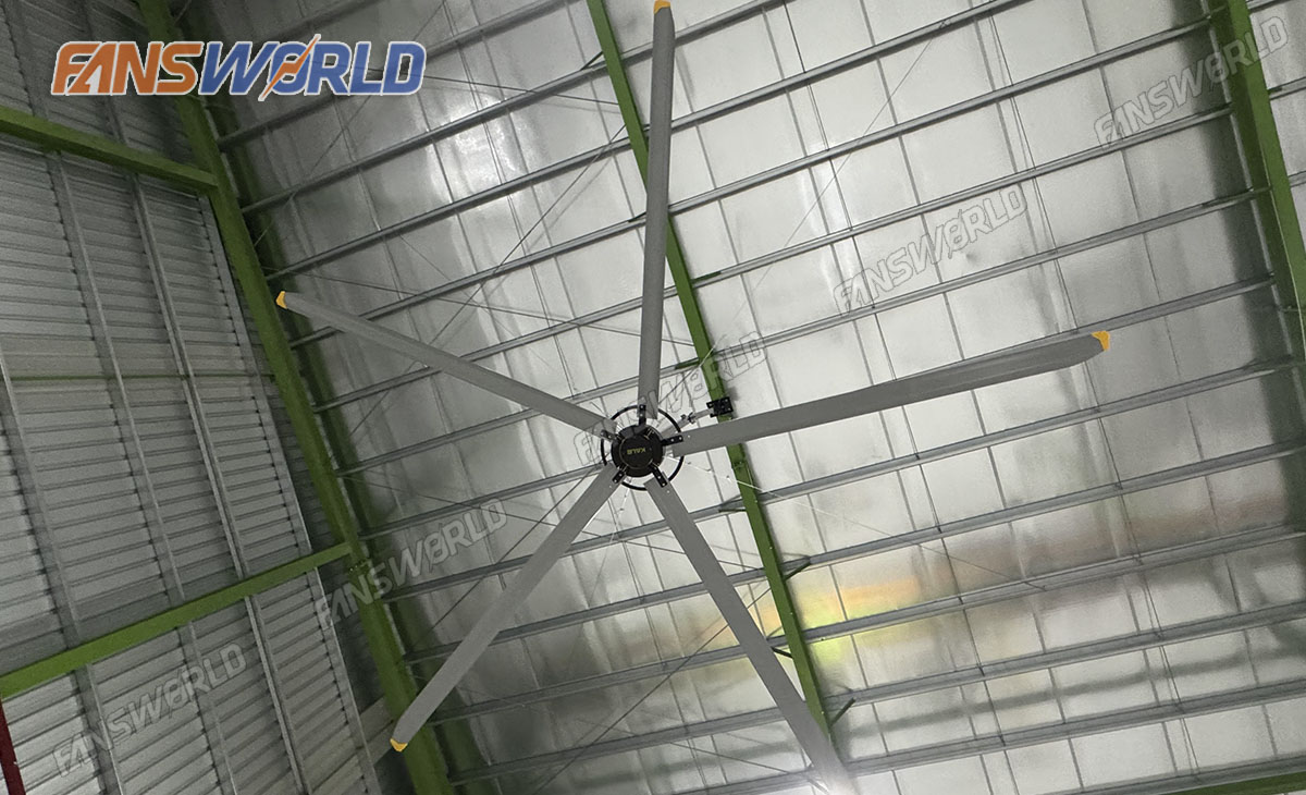 Quạt trần HVLS Zephyrus 7.3m chất lượng