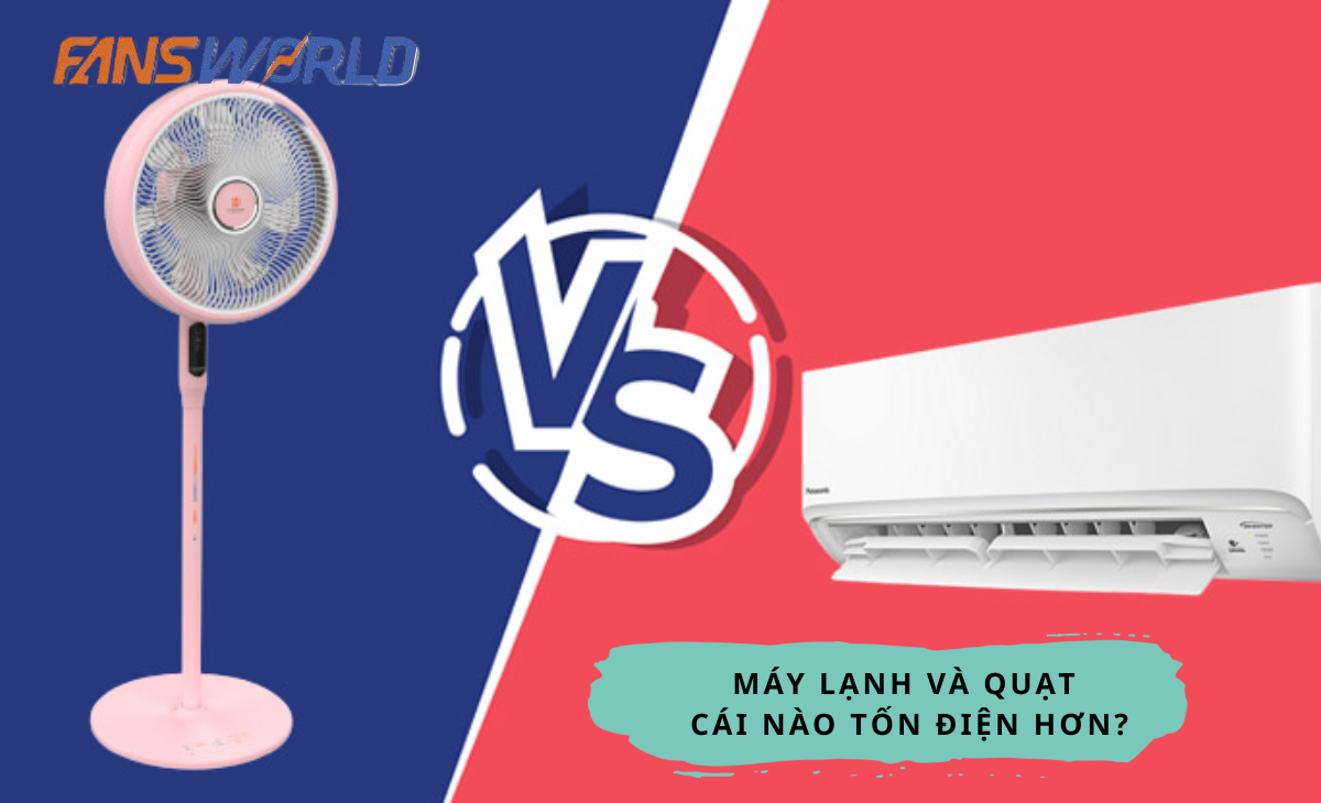 Máy lạnh và quạt cái nào tốn điện hơn là câu hỏi của nhiều người
