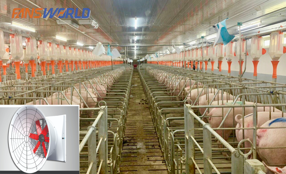 Quạt thông gió trang trại có nhiều ưu điểm