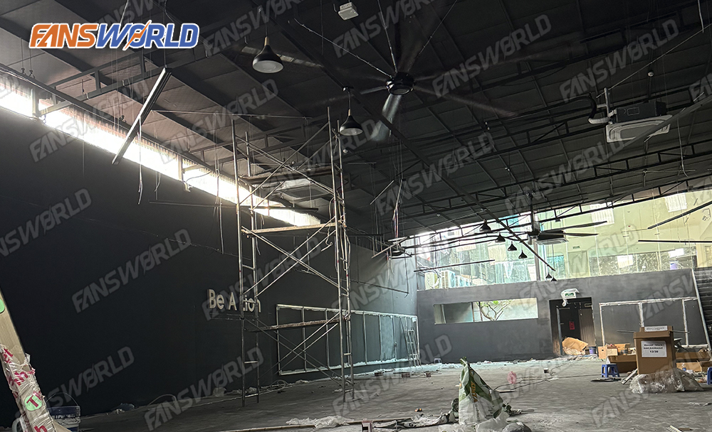 Fansworld lắp đặt các loại quạt cho quán cafe