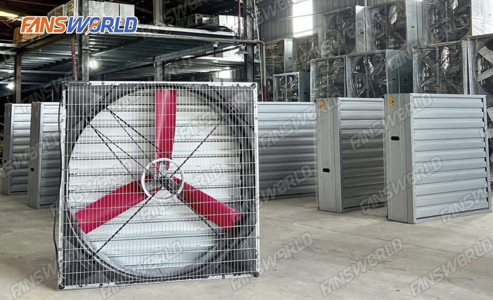 Quạt hút công nghiệp vuông trại gà