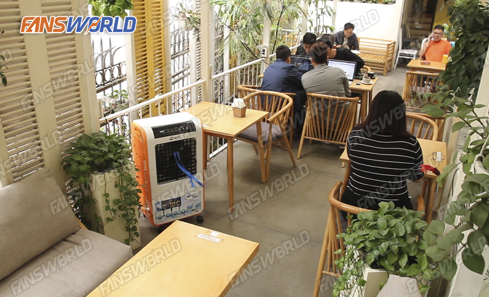 Quạt hơi nước cho quán cafe