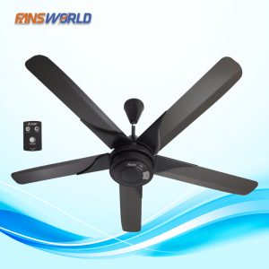 Quạt trần 5 cánh Mitsubishi C56 RQ5 có điều khiển màu đen