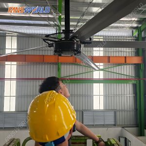Nghiệm thu Quạt trần HVLS Zephyrus kale 4.9m